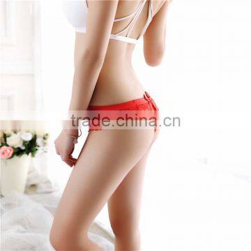 Stock New 2016 Lace Sey Women Panties Sey Women Thongs and G Strings Transparent Female Seamless Lingerie Hipster Flower Underwe photo-5