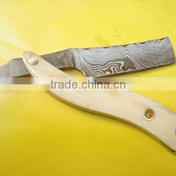 Damascus Steel Straight Razor photo-2