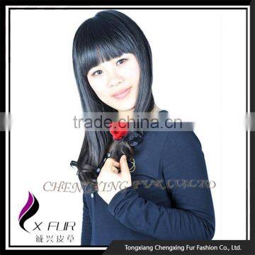 CX-E-33 Beautiful Hair Accessories For Women Rabbit Fur Headband photo-3