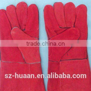 2015 best seller cow leather gloves