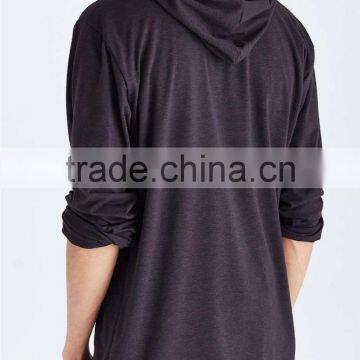 Wholesale Thin Plain Solid Pullover Hoodies no Brand Name Hoodies photo-4