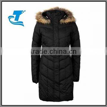 new arrival customized outdoor long women down jacket