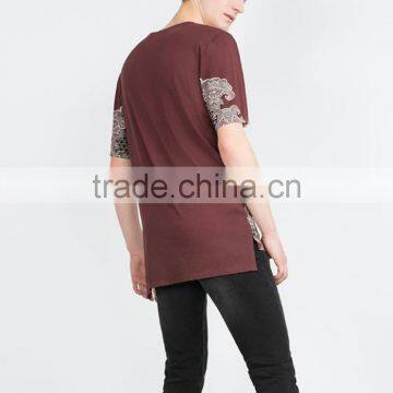 OEM Good Quality Men Digital t Shirt Printing With Vintage Totems photo-2