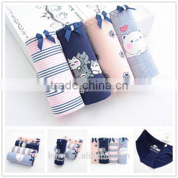 Women Cotton Panties Print Cats Underwear Sexy Underpants Cute photo-2
