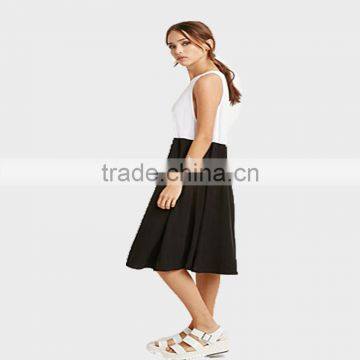 Ladies Dresses Sleeveless 100%cotton Dresses photo-2