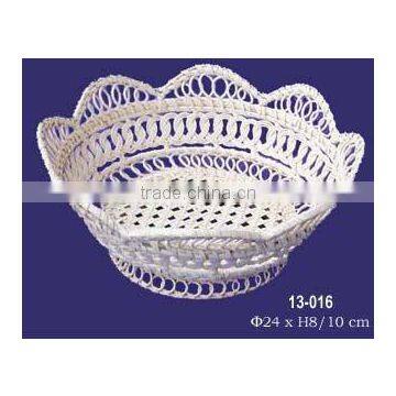 Rattan fruit basket