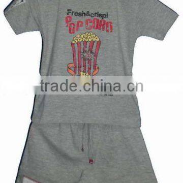 children's wear / kids casual grey set