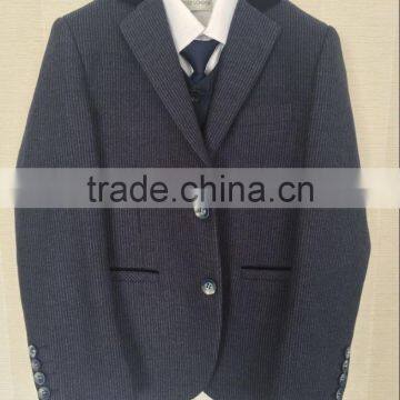 2017 New Style Latest Design China High Quality Plaid Boy Formal Wear Suit photo-5