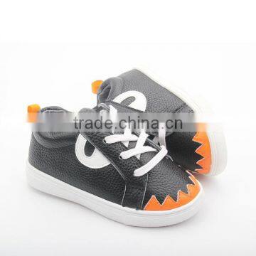 ODM Pattern Leather Wholesale Hard Sole Shoes Kids 2017 photo-5