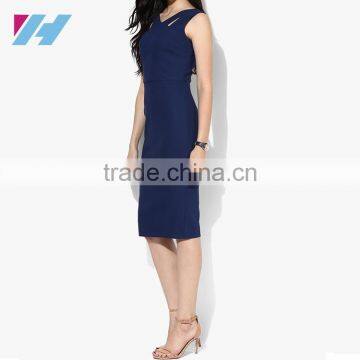 Summer Fashion Apparel Wholesale Elegant Work Business Casual Party Bodycon Pencil Dress photo-2