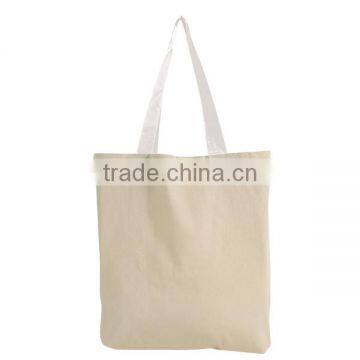 Full Color Print Cotton Tote Bag With Colored Handles - Made From 6 Oz. Basic Cotton and Comes With Your Logo photo-3