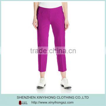 OEM Service Dry Fit Performance Golf Trousers , Ladies Golf Pants With High Quality photo-5