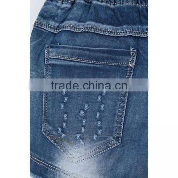 Guangzhou Children's Clothing Factory Kids Girls Ripped New Fashion Jeans Pants photo-3