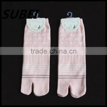 Cotton Socks Two Fingers Clogs Socks Girls Socks photo-3