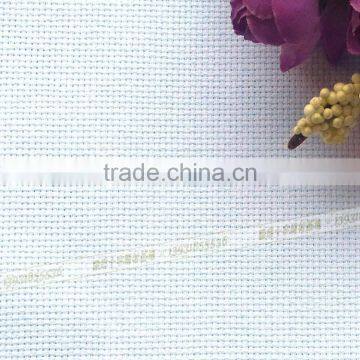 Wholesale white 14ct cotton super quality cross stitch fabric