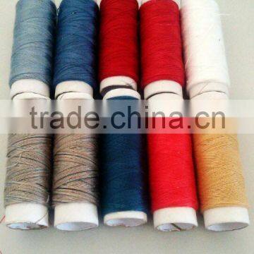 High tenacity of 100% polyester sewing thread factory direct price