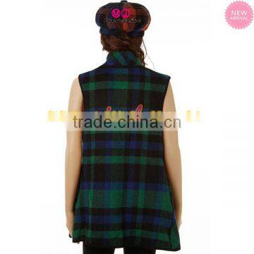 FACTORY Dazzle Tweed Open-front Waistcoat photo-3