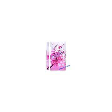 Flourish Plum Flower Plastic Hard Case Cover for Nokia N800