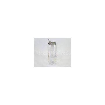 Round Plastic PET Canned Carbonated drink / Beverage Cans 120mm height