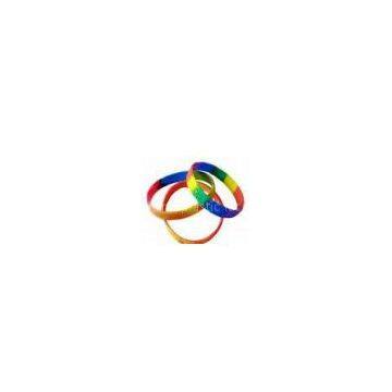 colour silicone bracelet