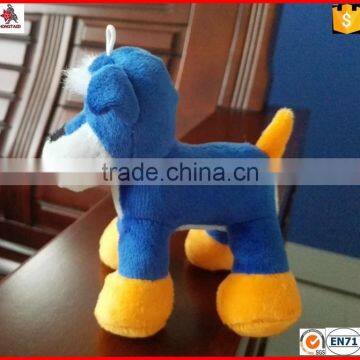 10cm Custom Stuffed Plush Dog Toy With Hanger Rope