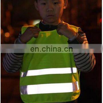 Promotional Price 3M Quality Cotton Firefighter Aramid Fabric Security Reflecting High Visibility Child Safety Vest For Sale