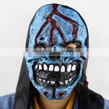 Halloween blue ghost face skull mask