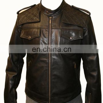 Men high Quality Leather Jacket/ Sheep Leather Jacket for Men