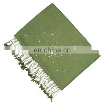 Silk Pashmina Wool Shawls With Crystal 2016 photo-5