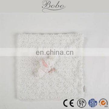 High quality soft baby Saliva towel with carton chicken toy