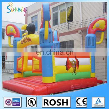 SUNWAY hot sales used commercial inflatable bouncers for sale,inflated moon bounce