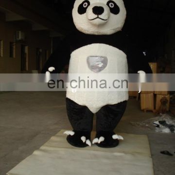 High quality plush panda bear costume adult panda bear mascot costume