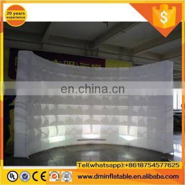 china supplier stage decoration led inflatable photo booth inflatable wall