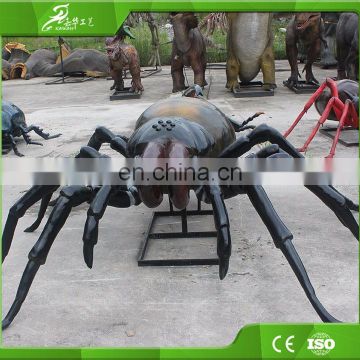 KAWAH Theme Park Attractive Realistic Animatronic Insects Spider for sale