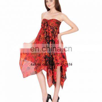 Wholesale Rayon Dress With adjustable neck strap Dress rayon nylon dress for ladies