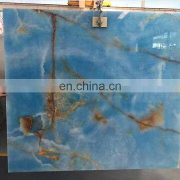 blue onyx slab