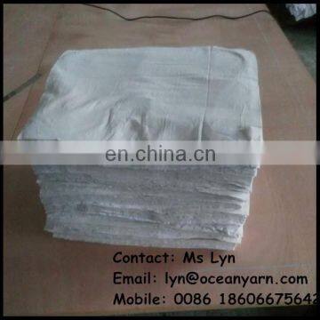 white cleaning cotton rags