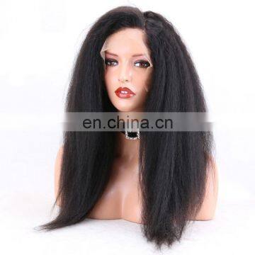 Good Quality Kinky Straight Virgin Brazilian Human Hair Wig brazilian hair wigs for black women