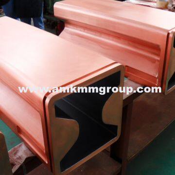 Beam blank copper mould tube