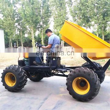 1Ton ZY100 Mini Track Dumper Concrete Site Dumper