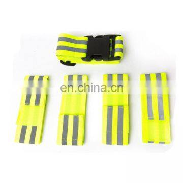 Exercise running  elastic reflective arm band for sports