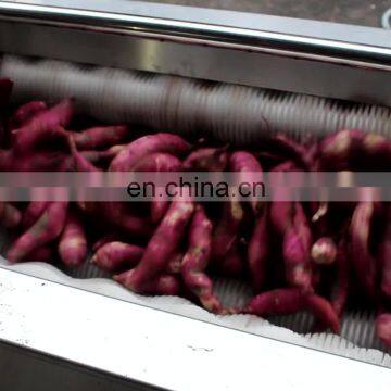 hot sale root vegetable radish potato ginger washer carrot beet onion yam peeling machine with low price