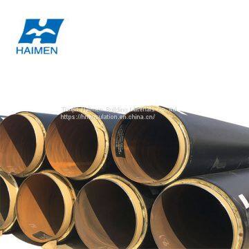 High Quality Above Ground Preinsulation Black Seamless Steel Pipes and Fittings photo-3