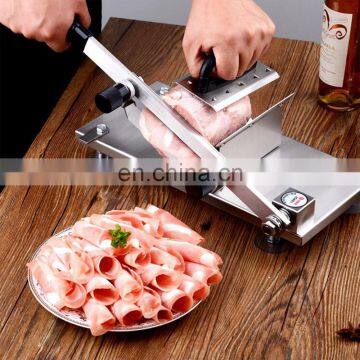 Handle meat cutter stainless steel manual frozen meat slicer price