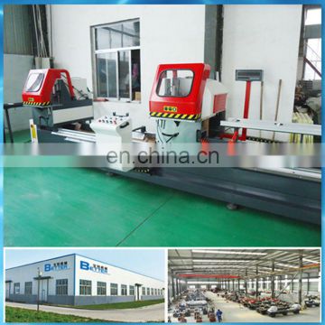 Double angular sawing aluminium extrusion cutting machine