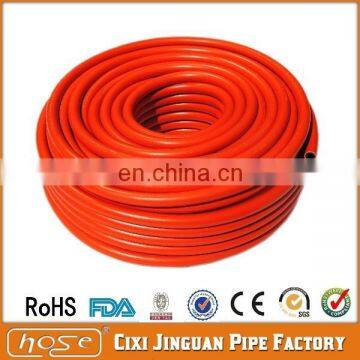 Home Application Orange Color 8mm PVC High Pressure Gas Hose, Flexible Natural Gas Hose For Stove