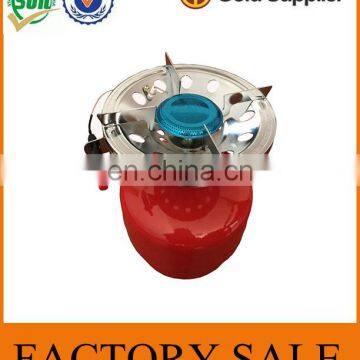 JG Ukraine 2kg 3kg 5kg LPG Empty Gas Cylinder With Stove,Low Pressure LPG Liquid Bottle,Gas Cooktops Camping LPG Gas Cylinder