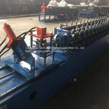 Metal Furring Keel Channel House Structure Roll Forming Machine With Punching Hole photo-2