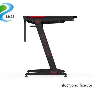2020 Office Furniture Best Computer Gaming Desk With LED Lights photo-4