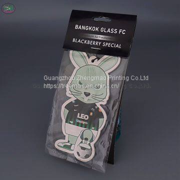 Double-side printing animal pattern also OEM any design you like aroma paper Car Air Freshener